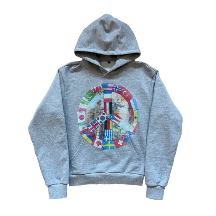 Peaceinwar Chaos Hoodie Grey (1)