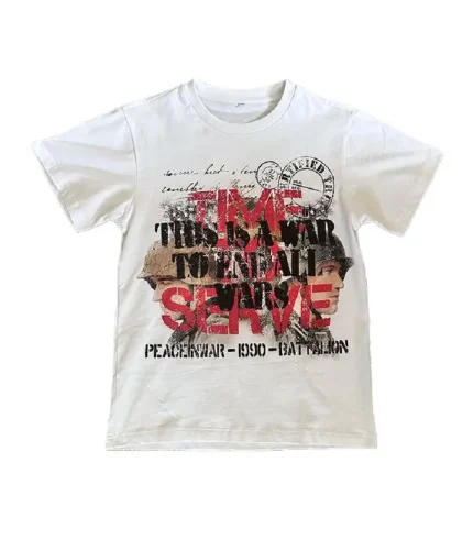 Peaceinwar Soldier Stamp T Shirt (1)