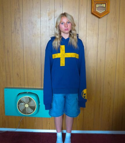 Peaceinwar Sweden Hoodie Navy Blue (2)
